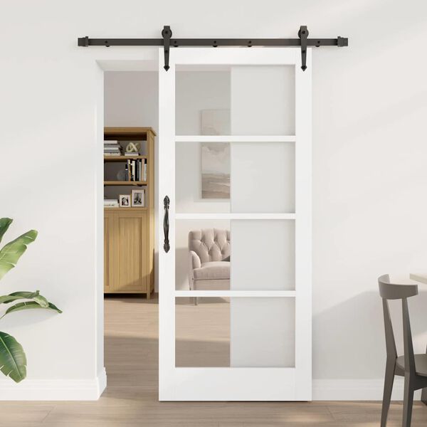 vidaXL Porte coulissante ORKDAL Blanc 78 x 202 cm
