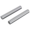 vidaXL Tige filet&eacute;e 2 pcs Argent&eacute; 8 x 55 mm Acier