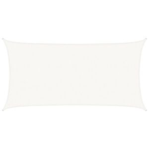 vidaXL Voile d'ombrage 160 g/m&sup2; Blanc 2x3,5 m PEHD