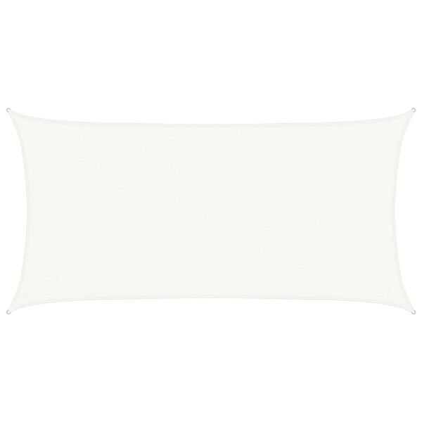 vidaXL Voile d'ombrage 160 g/m&sup2; Blanc 2x3,5 m PEHD