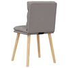 vidaXL Chaises à manger lot de 4 taupe tissu
