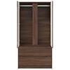 vidaXL Armoire Ch&ecirc;ne brun 79,5 x 49 x 156 cm Bois d&rsquo;ing&eacute;nierie