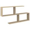 vidaXL &Eacute;tag&egrave;re Murale Ch&ecirc;ne Sonoma 100 x 12 x 50,5 cm