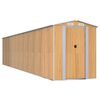 vidaXL Abri de jardin Marron clair 192x938x223 cm Acier galvanis&eacute;