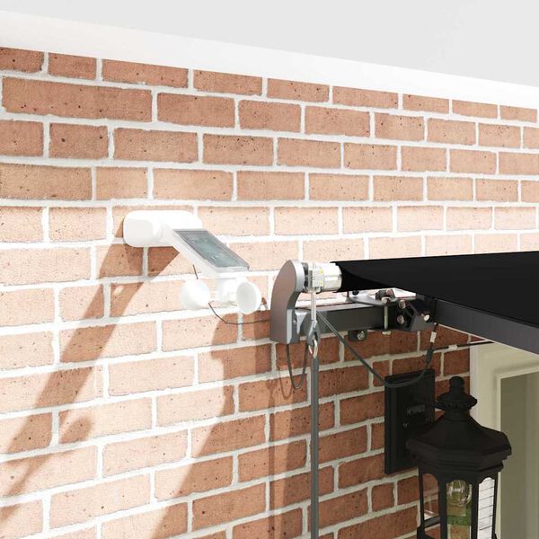 vidaXL Tissu de auvent avec Noir 600 &times; 300 cm Polyester