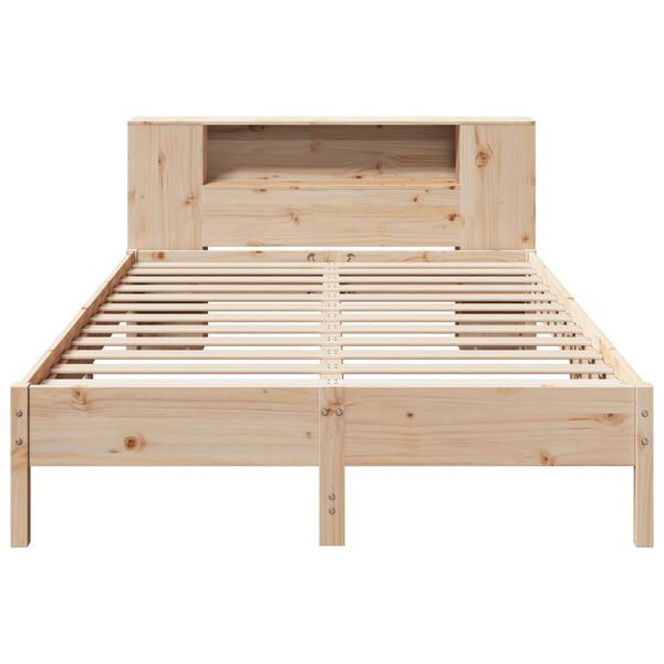vidaXL Lit bibliothèque sans matelas 120x200 cm bois de pin massif