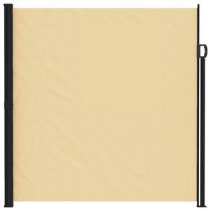 vidaXL Store lat&eacute;ral r&eacute;tractable Sable 500 x 200 cm Polyester
