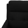 vidaXL Fauteuil de massage Noir Tissu