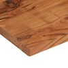 vidaXL Dessus de table 80x40x2,5 cm rectangulaire bois massif d'acacia
