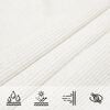 vidaXL Voile d'ombrage 160 g/m&sup2; Blanc 7x7 m PEHD