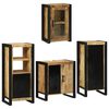 vidaXL Ensemble de mobilier de salle de bain Montage mural 4 pcs