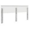 vidaXL T&ecirc;te de lit Gris b&eacute;ton 200 cm Bois d'ing&eacute;nierie