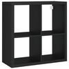 vidaXL &Eacute;tag&egrave;re murale sous forme de cube Noir 69,5x29,5x69,5 cm MDF