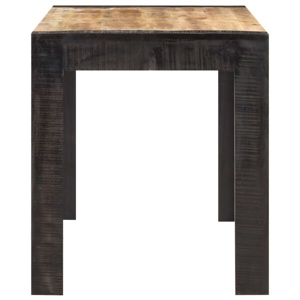 vidaXL Table de salle à manger 140x70x76 cm Bois de manguier brut