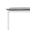 vidaXL Ensemble &agrave; manger de jardin avec coussins 17pcs blanc textil&egrave;ne