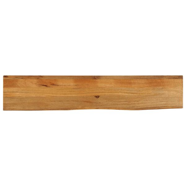 vidaXL Dessus de table &agrave; bord vivant 140x40x2,5cm bois massif manguier