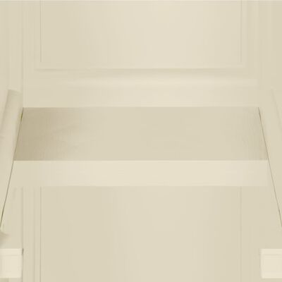 vidaXL Armoire plastique 40x43x125 cm design de bois blanc angora