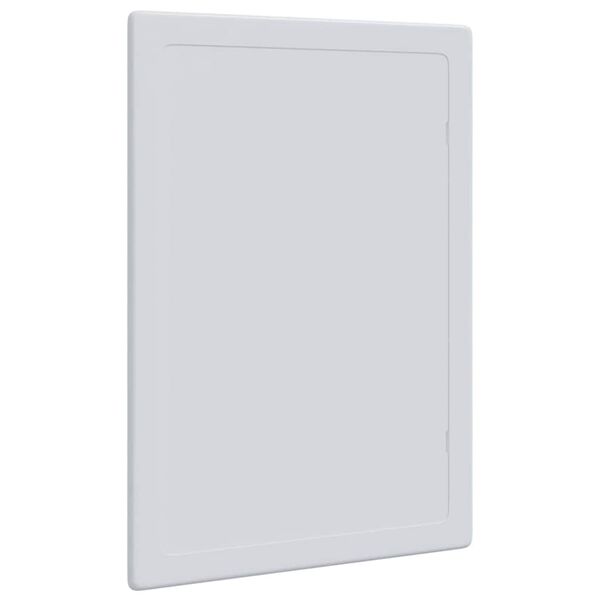 vidaXL Panneaux d'Acc&egrave;s 2 pcs Blanc 15 x 23 cm Plastic ABS