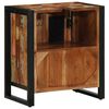 vidaXL Cabinet de Salle de Bain Marron Bois massif de récupération
