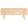 vidaXL Lit sur&eacute;lev&eacute; de jardin 101x30x38 cm bois de pin massif
