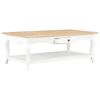 vidaXL Table basse Blanc 110 x 60 x 40 cm MDF