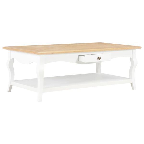 vidaXL Table basse Blanc 110 x 60 x 40 cm MDF