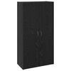 vidaXL Cabinet de Bureau Ch&ecirc;ne noir 60 x 32 x 115 cm Bois d'ing&eacute;nierie