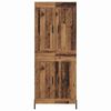 vidaXL Haut Armoire 2 pcs Bois Ancien Bois d'ing&eacute;nierie