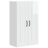 vidaXL Meuble mural de cuisine Blanc brillant 60 x 31 x 100 cm