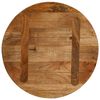vidaXL Dessus de table &Oslash; 50x3,8 cm rond bois de manguier massif
