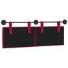 vidaXL T&ecirc;te de lit suspendue Bordeaux 130 x 55 x 7 cm Velours