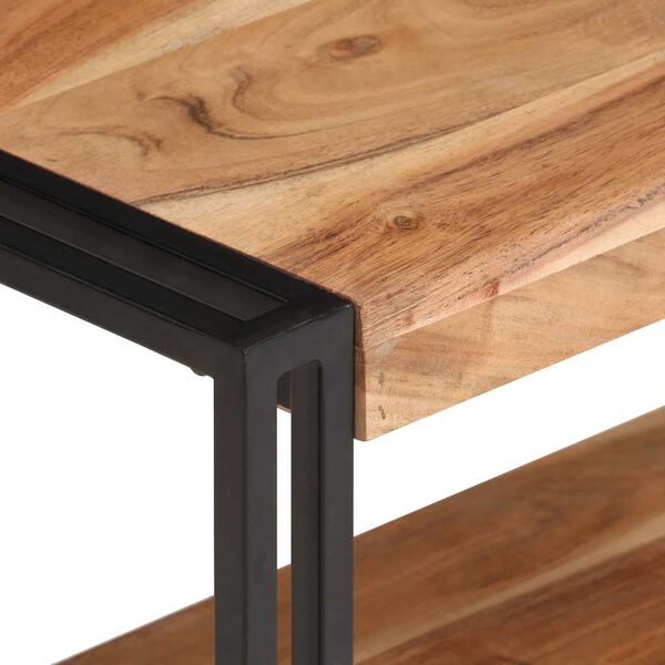 vidaXL Meuble TV 120x30x40 cm Bois d'acacia massif