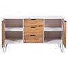 vidaXL Buffet New York 130,6 x 43 x 73,6 cm Bois massif en pin