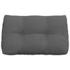 vidaXL Coussin de Dos Gris fonc&eacute; 80 x 24 x 50 cm tissu
