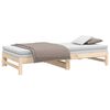 vidaXL Lit coulissant sans matelas 2x(100x200) cm bois de pin massif