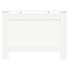 vidaXL Cache-radiateur Blanc 112x19x81,5 cm MDF