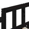 vidaXL Lit de jour sans matelas noir 80x200 cm bois de pin massif