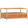vidaXL Table basse 90 x 50 x 40 cm Bois d'acacia massif