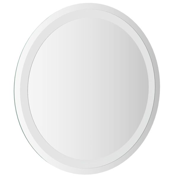 vidaXL Miroir de salle de bain &agrave; LED 50 cm rond