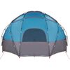 vidaXL Tente de camping avec toit Bleu 475 x 475 x 235 cm Polyester