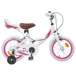 vidaXL V&eacute;lo pour Enfants 12 Pouces pour les enfants de 2 &agrave; 4 ans Blanc