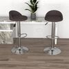 vidaXL Tabourets de bar lot de 2 marron similicuir