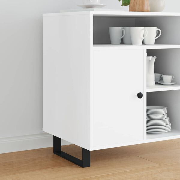 vidaXL Pieds de meuble 2 pcs Noir 311 x 40,5 x 100 mm Fer