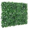 &nbsp;vidaXL Cl&ocirc;ture &agrave; feuilles d'arbustes artificiels 24 pcs Vert 40x60 cm
