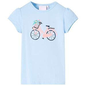 T-shirt pour enfants bleu clair 116