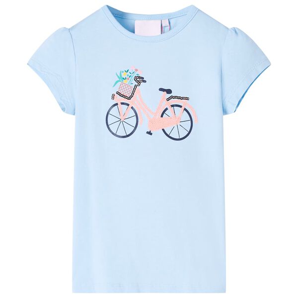 T-shirt pour enfants bleu clair 116