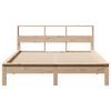 vidaXL Cadre de lit sans matelas 140x190 cm bois de pin massif