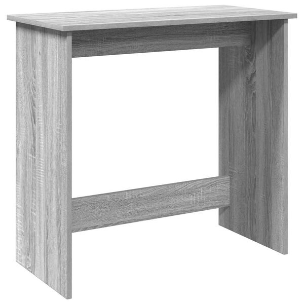 vidaXL Bureau sonoma gris 80x40x75 cm bois d'ing&eacute;nierie