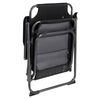 Bo-Camp Chaise de camping Copa Rio Comfort XXL Air Noir