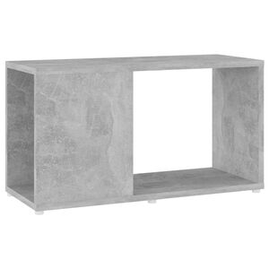 vidaXL Meuble TV Gris b&eacute;ton 60x24x32 cm Bois d'ing&eacute;nierie
